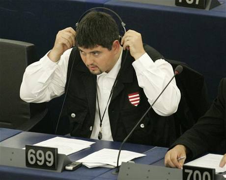 Csanád Szegedi v Evropském parlamentu